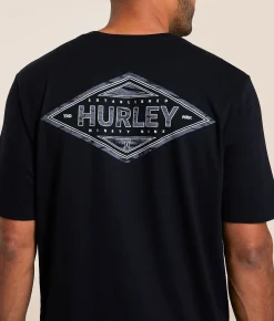 Tops|Graphic T-Shirts | Hurley Simulate T-Shirt Solid Black