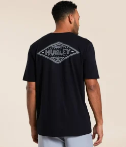 Tops|Graphic T-Shirts | Hurley Simulate T-Shirt Solid Black