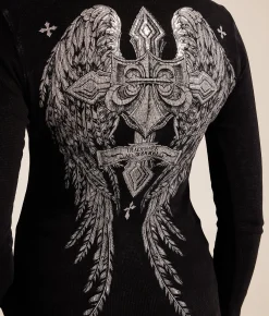 Affliction Simulation Thermal Black Lava Wash Outlet