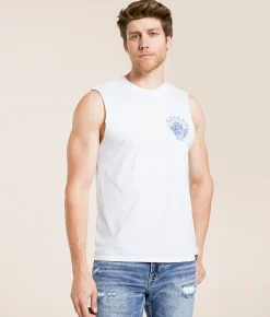 Tops | Sullen Since Birth Tank Top White