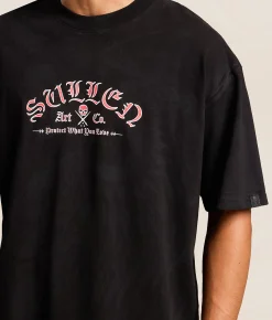Sullen Sinister T-Shirt Jet Black Discount
