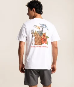 Tops|Graphic T-Shirts | Hurley Sippin' On Paradise T-Shirt White