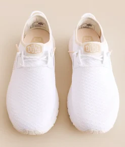 HEYDUDE™ Sirocco Sport Stretch Sneaker White Sand