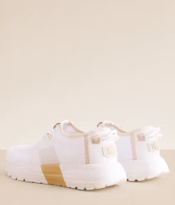 HEYDUDE™ Sirocco Sport Stretch Sneaker White Sand