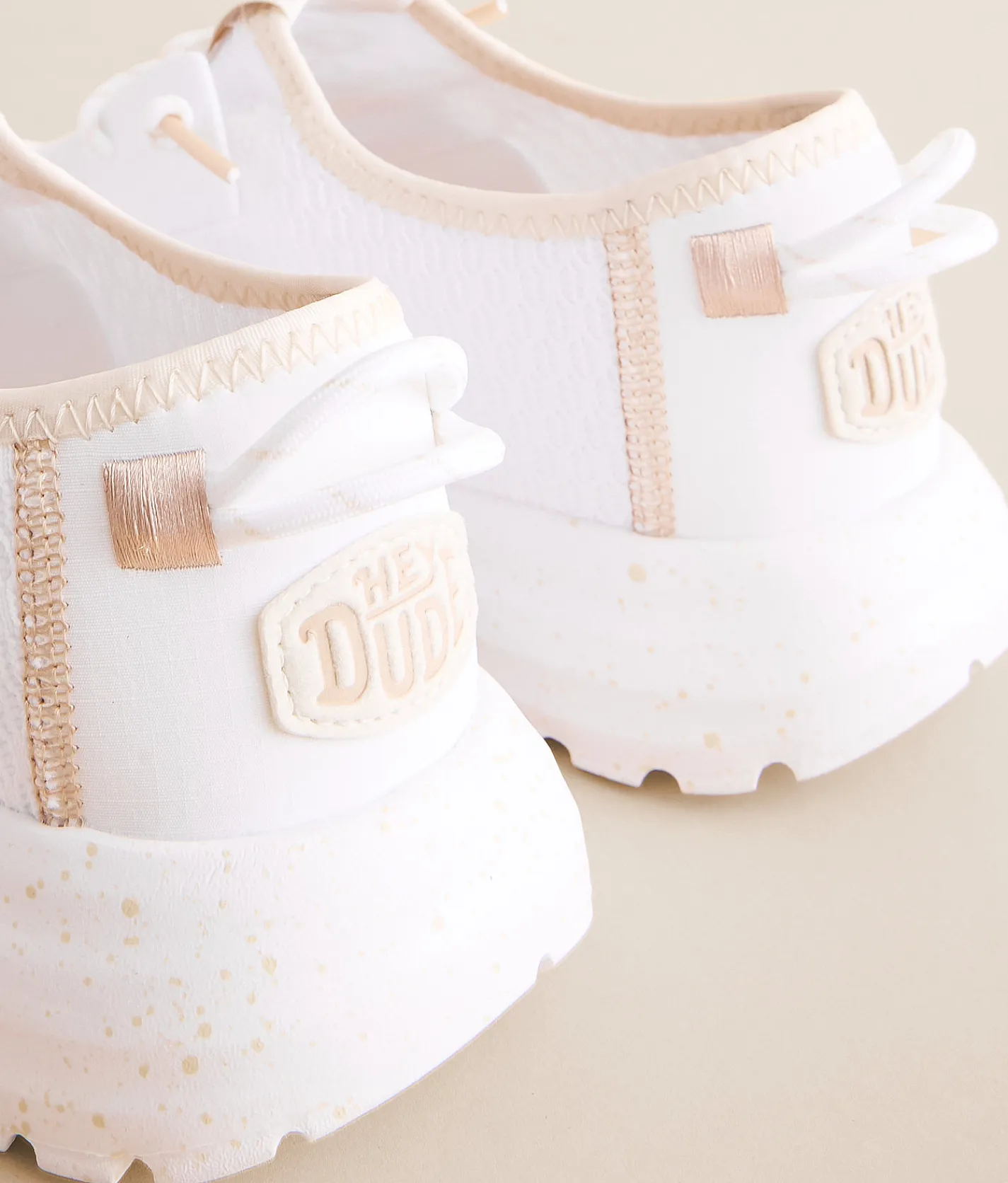 HEYDUDE™ Sirocco Sport Stretch Sneaker White Sand