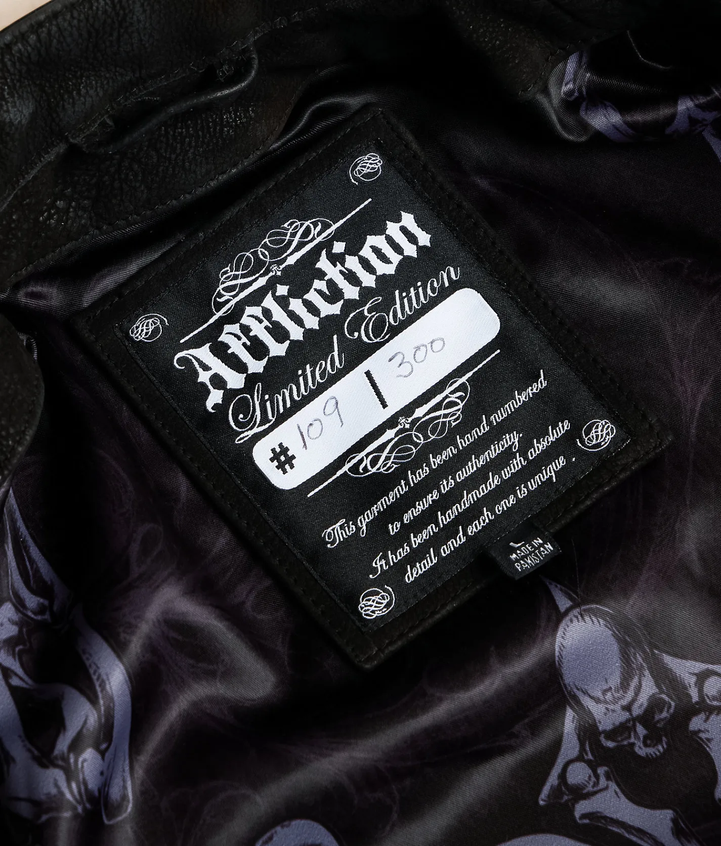 Coats & Jackets | Affliction Skeleton Distressed Leather Jacket Black