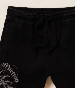 Bottoms | Affliction Skeleton Sweatpant Black