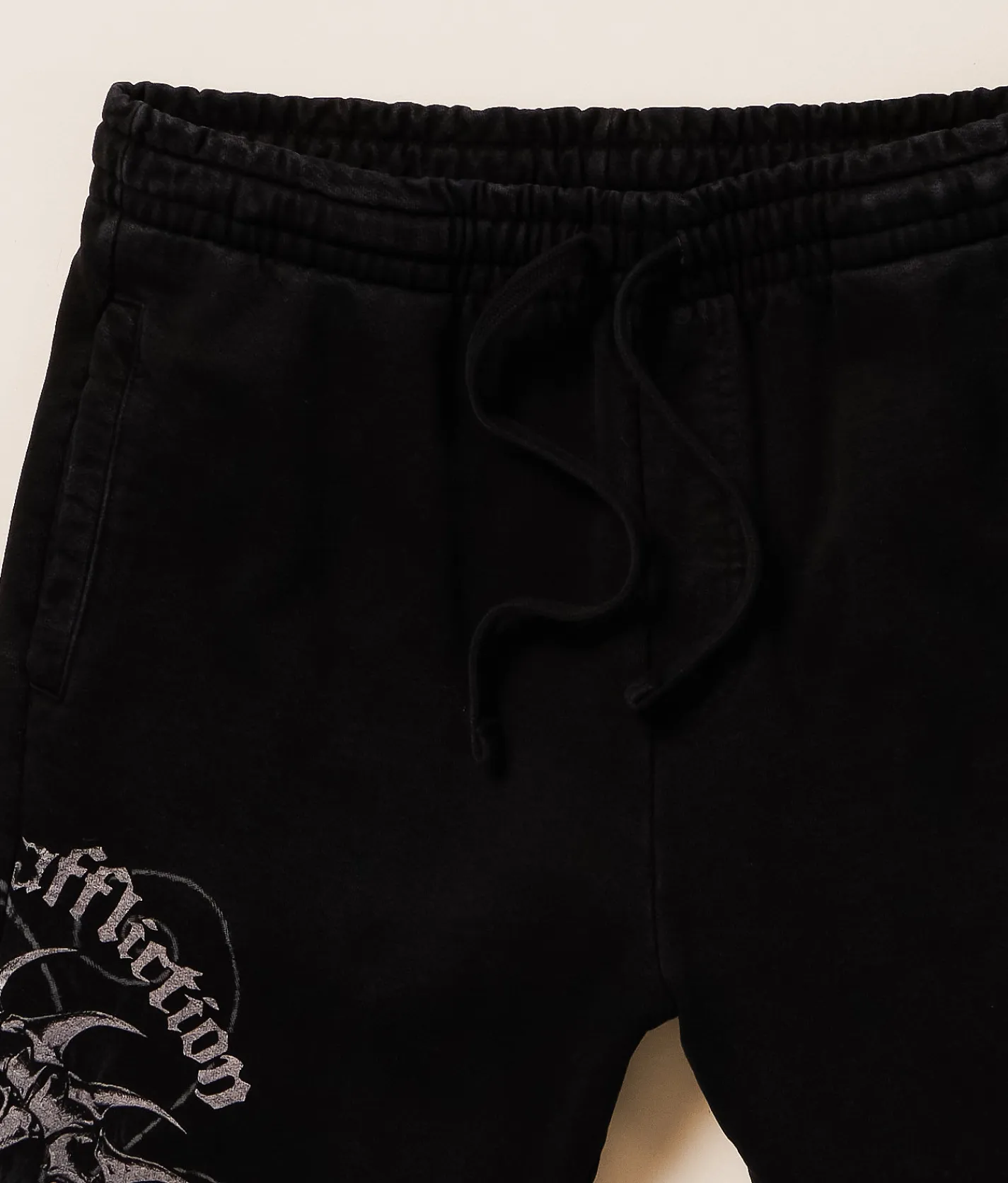 Bottoms | Affliction Skeleton Sweatpant Black
