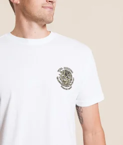 Tops|Graphic T-Shirts | Freedom Ranch Sketch Flag T-Shirt White
