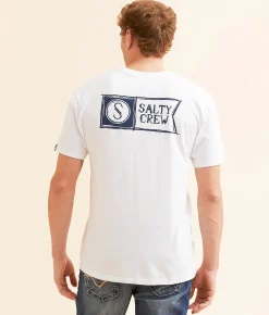 Salty Crew Sketchy Alpha T-Shirt White Hot