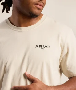 Ariat Sketchy Land T-Shirt Natural Sale