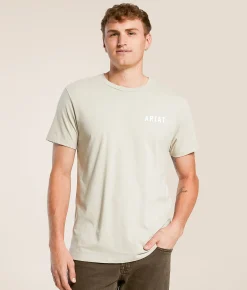 Graphic T-Shirts | Ariat Sketchy Scene T-Shirt Pure Cashmere