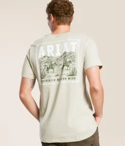 Ariat Sketchy Scene T-Shirt Pure Cashmere Online