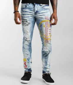 Sale Jeans|Bottoms | Industrial Indigo Skinny Stretch Jean Indigo