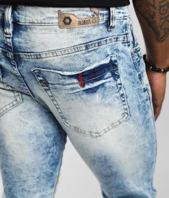 Sale Jeans|Bottoms | Industrial Indigo Skinny Stretch Jean Indigo