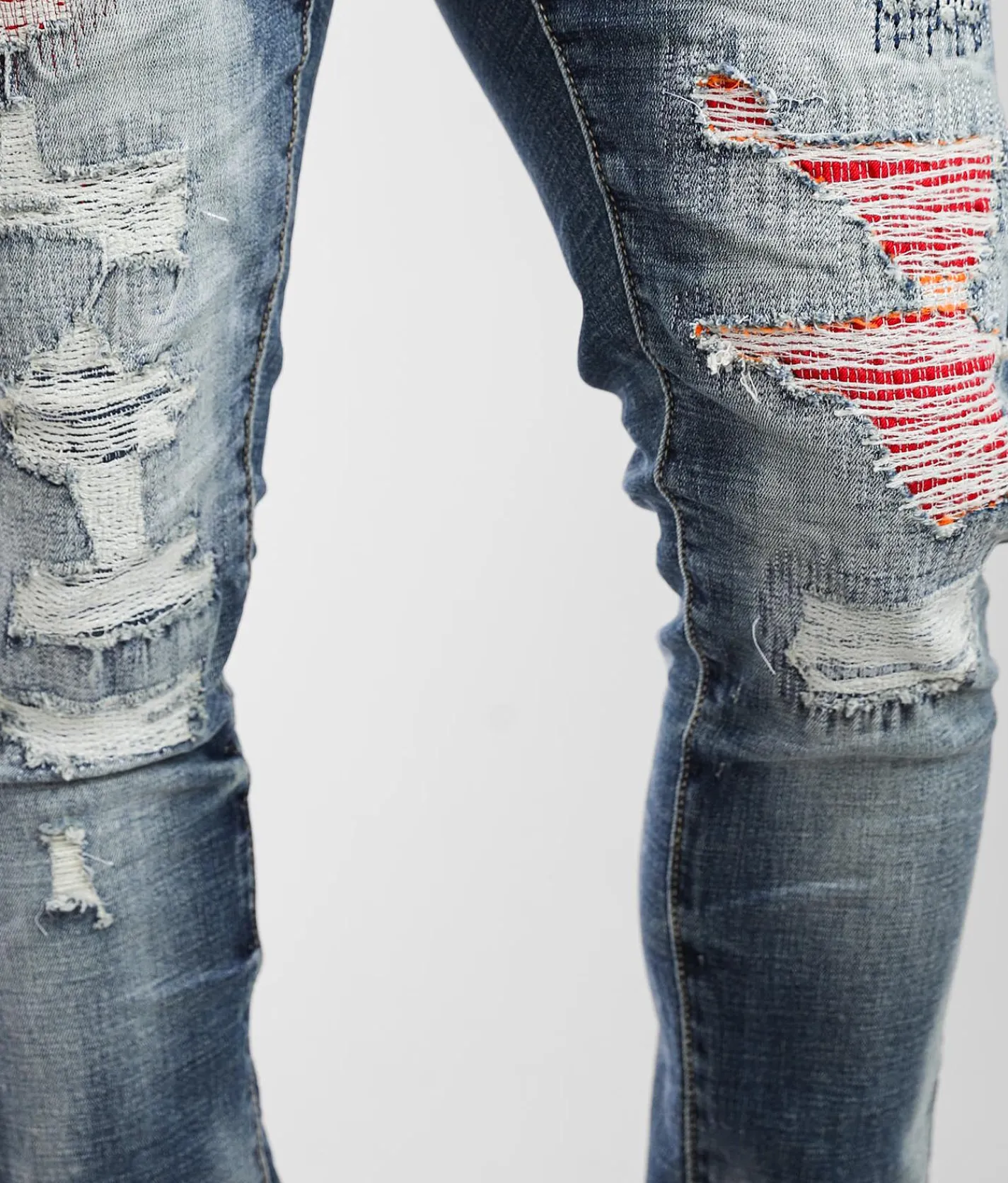 Industrial Indigo Skinny Stretch Jean Indigo Clearance