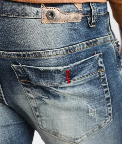 Industrial Indigo Skinny Stretch Jean Indigo Clearance