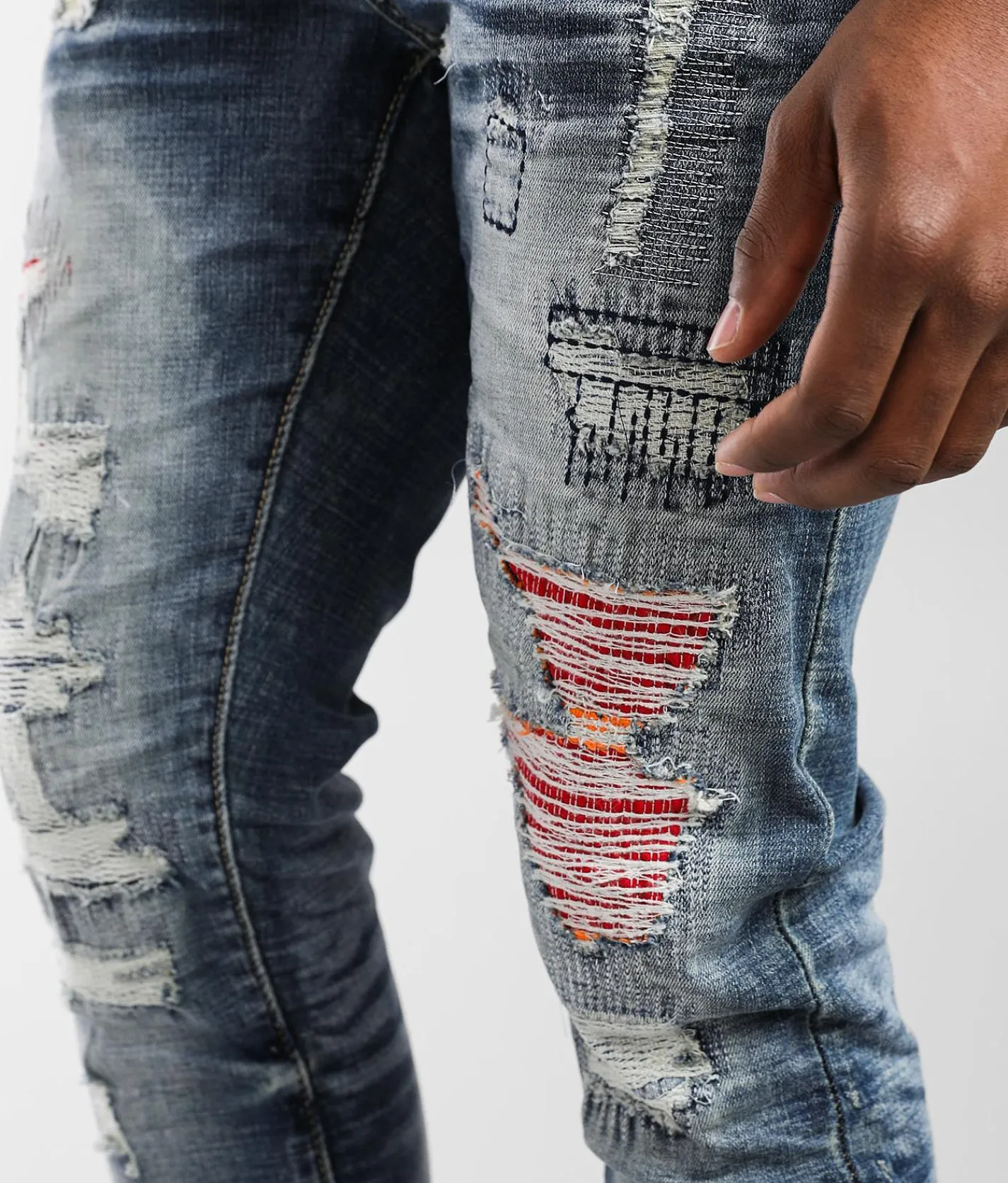 Industrial Indigo Skinny Stretch Jean Indigo Clearance