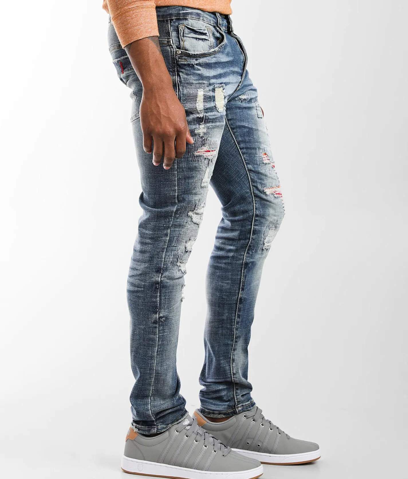 Industrial Indigo Skinny Stretch Jean Indigo Clearance