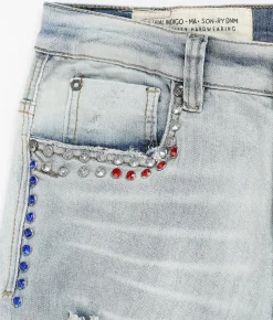 Industrial Indigo Skinny Stretch Jean Indigo Clearance