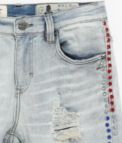 Industrial Indigo Skinny Stretch Jean Indigo Clearance