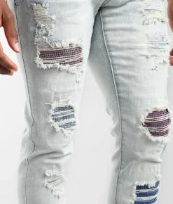 Industrial Indigo Skinny Stretch Jean Indigo Clearance