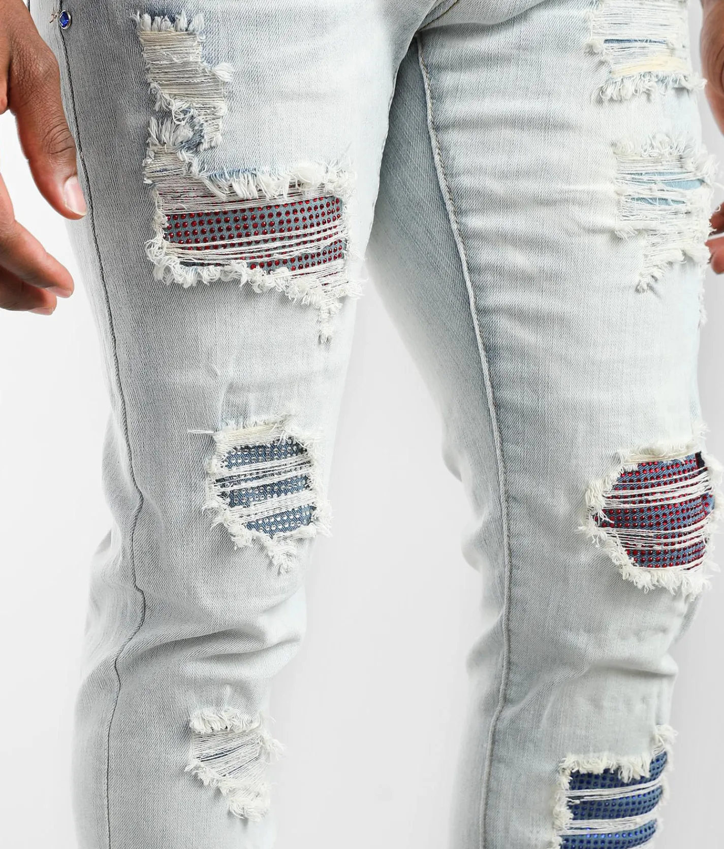 Industrial Indigo Skinny Stretch Jean Indigo Clearance
