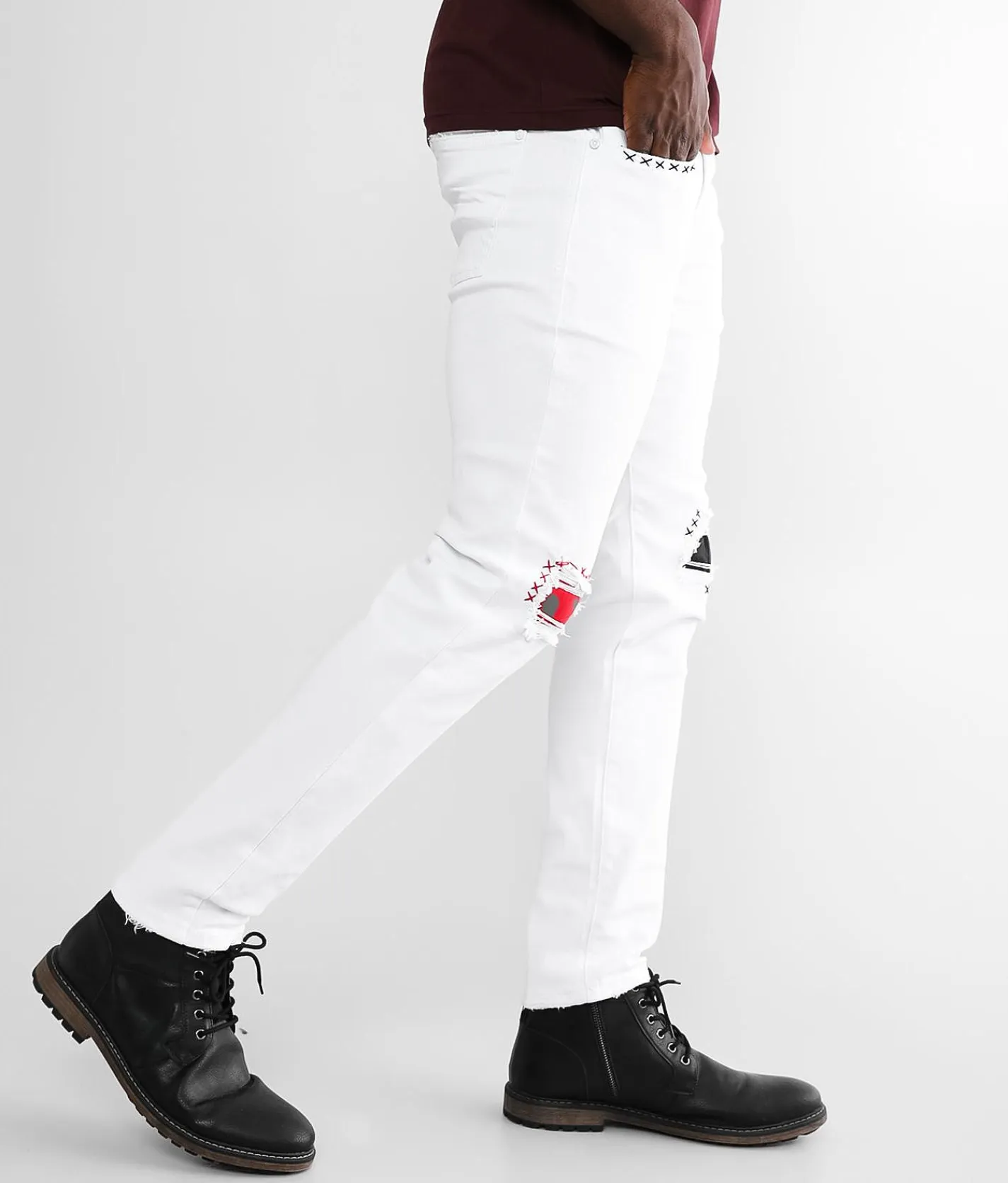 PREME Skinny Stretch Jean White Hot