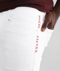 PREME Skinny Stretch Jean White Hot
