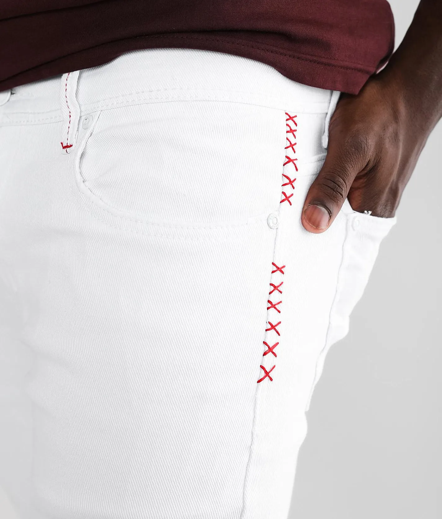 PREME Skinny Stretch Jean White Hot