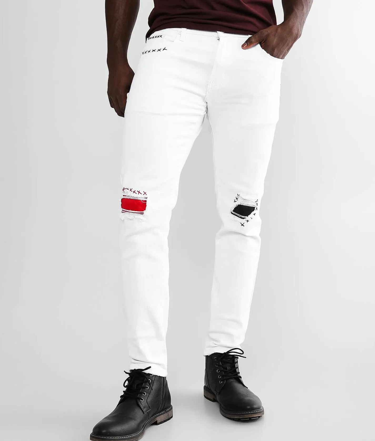 PREME Skinny Stretch Jean White Hot