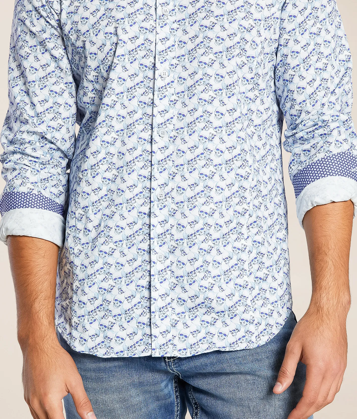 Eight X Skull Shirt White Sale