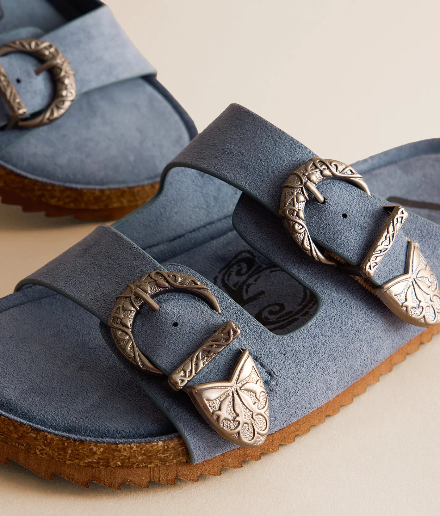 Shoes | Very G Skye Western Sandal Blue