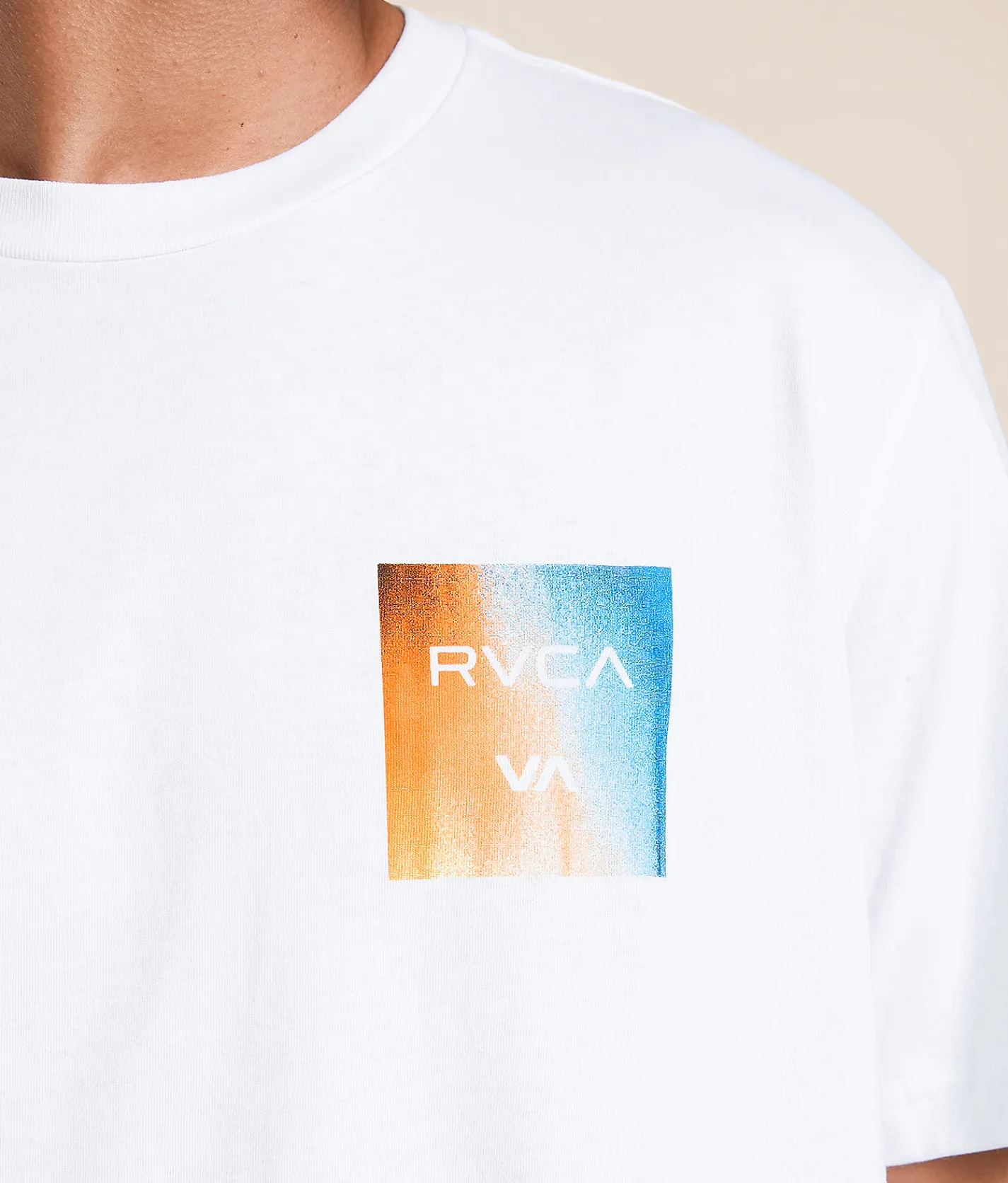 RVCA Skylines T-Shirt White Hot