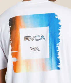RVCA Skylines T-Shirt White Hot