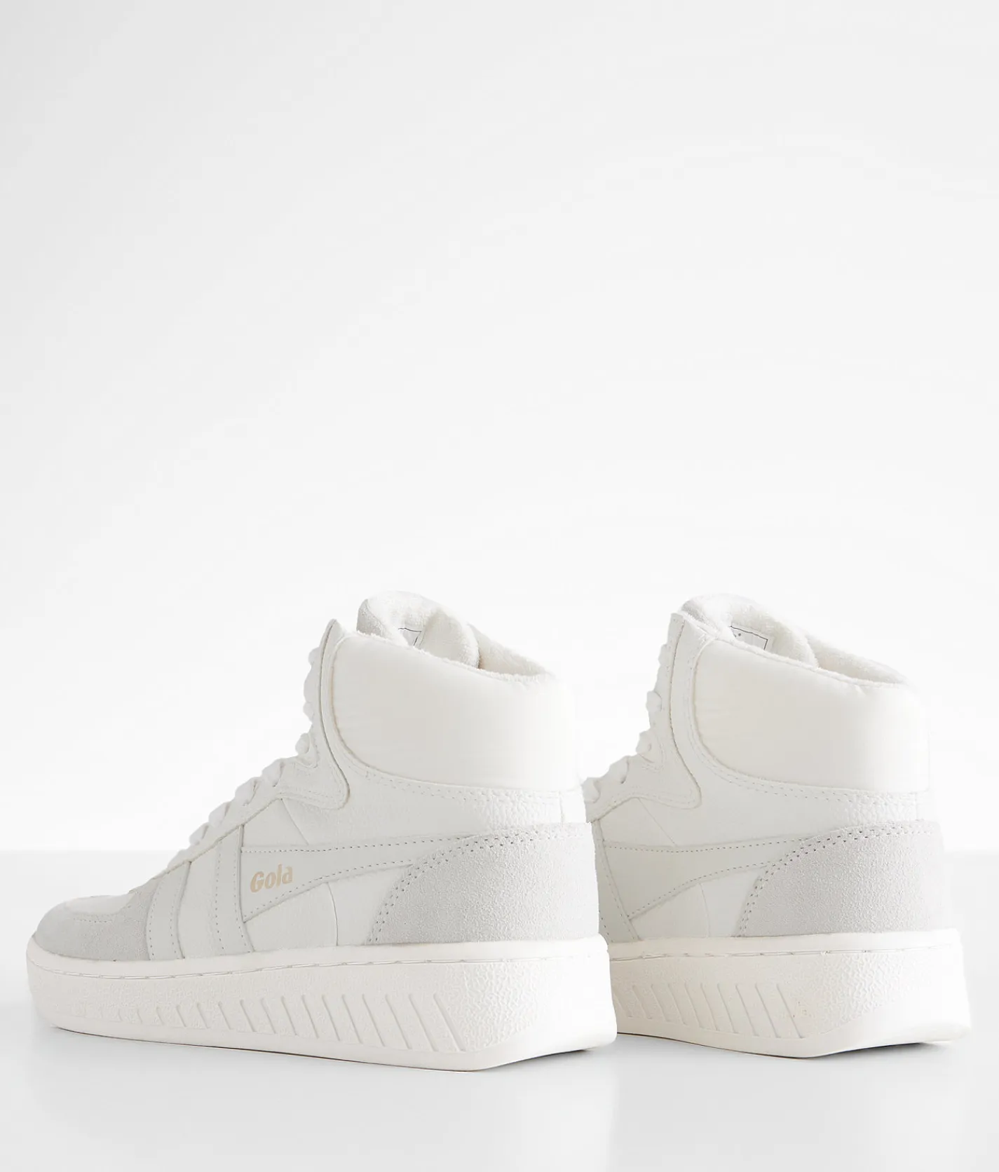 Shoes | Gola® Slam Trident High Top Leather Sneaker White White White