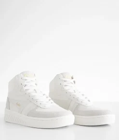 Shoes | Gola® Slam Trident High Top Leather Sneaker White White White
