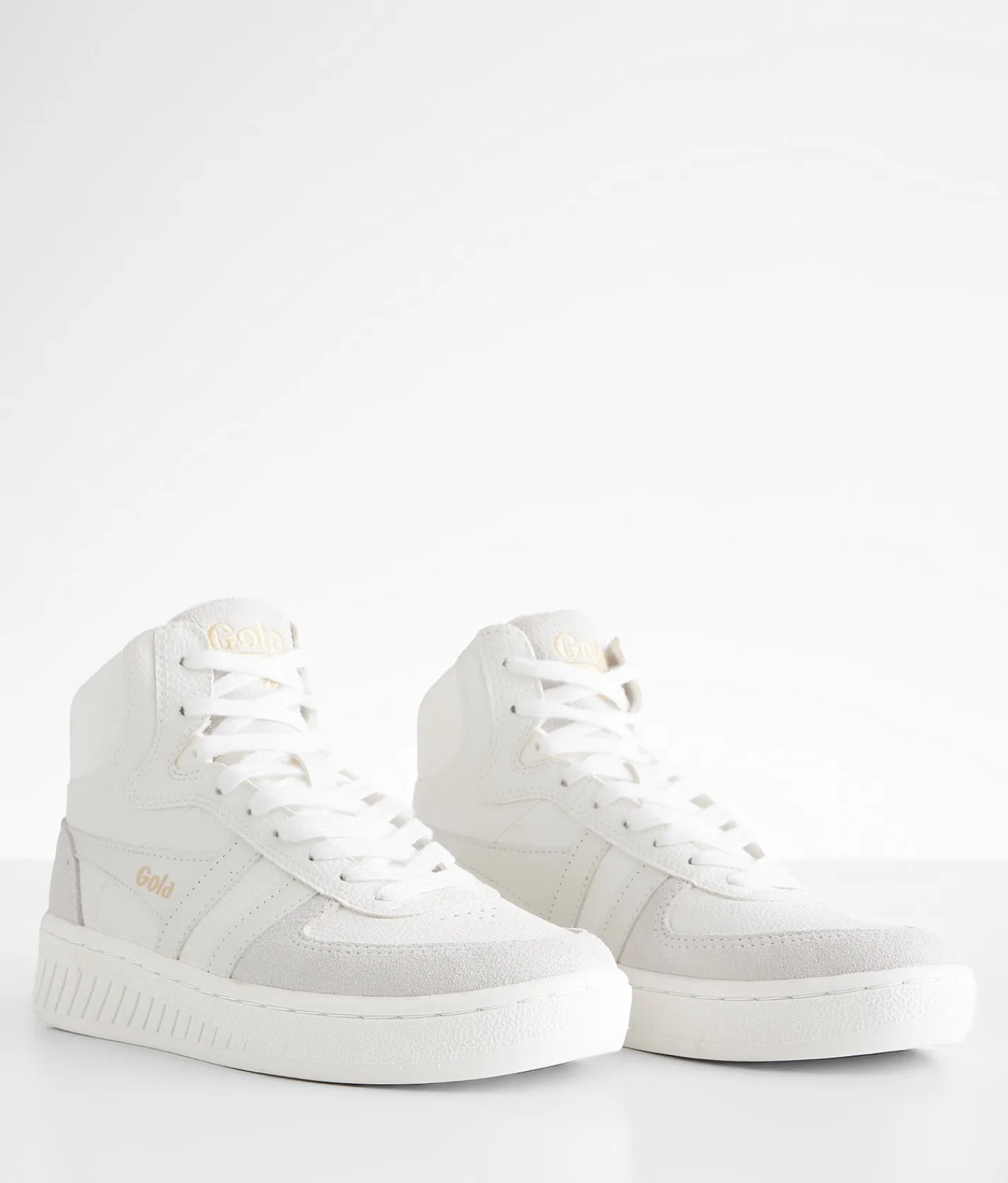 Shoes | Gola® Slam Trident High Top Leather Sneaker White White White