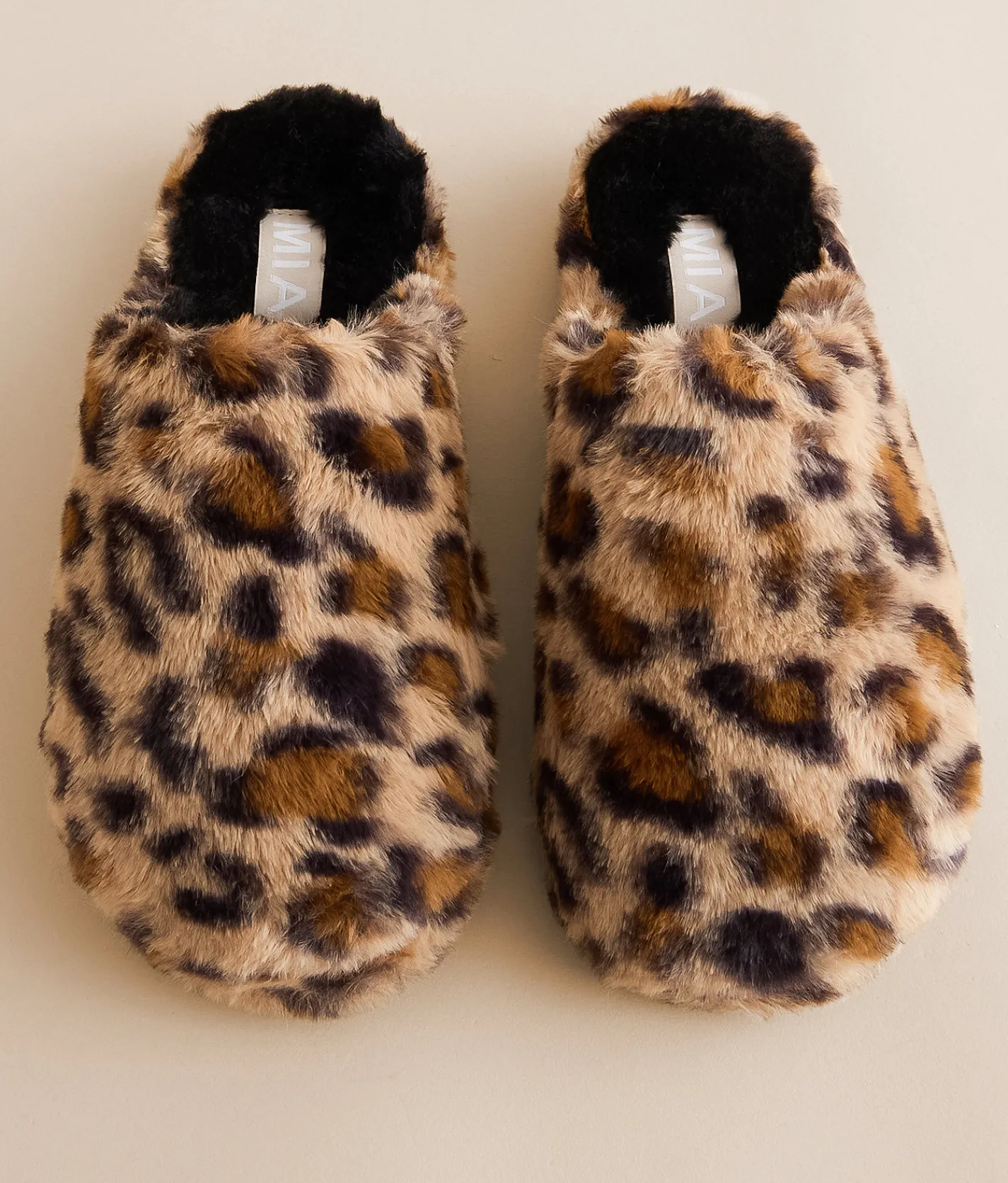 Shoes | Mia Sled Leopard Slipper Tan Leopard