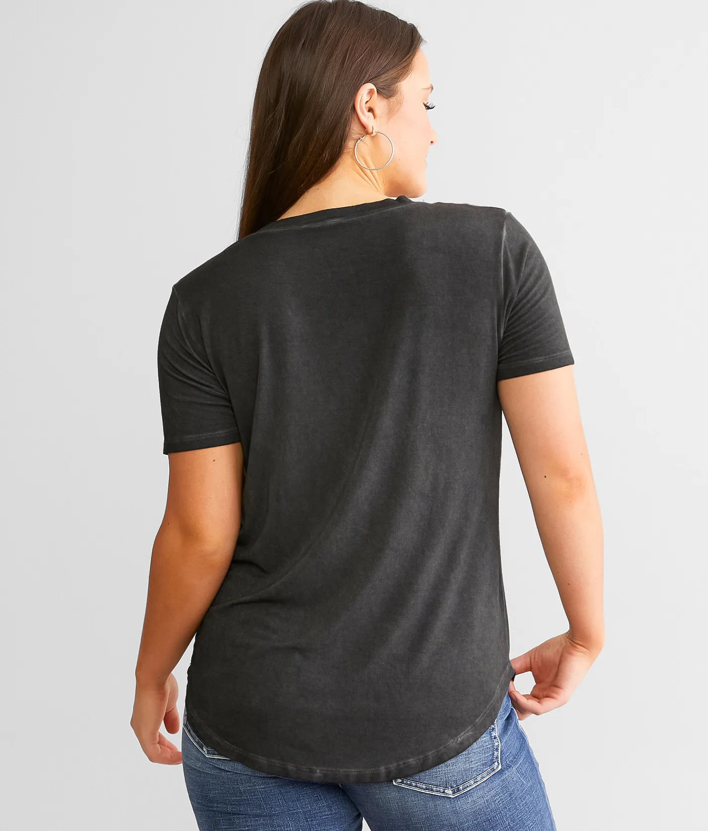 White Crow Sleek Jersey Crossover T-Shirt Apple Butter Hot