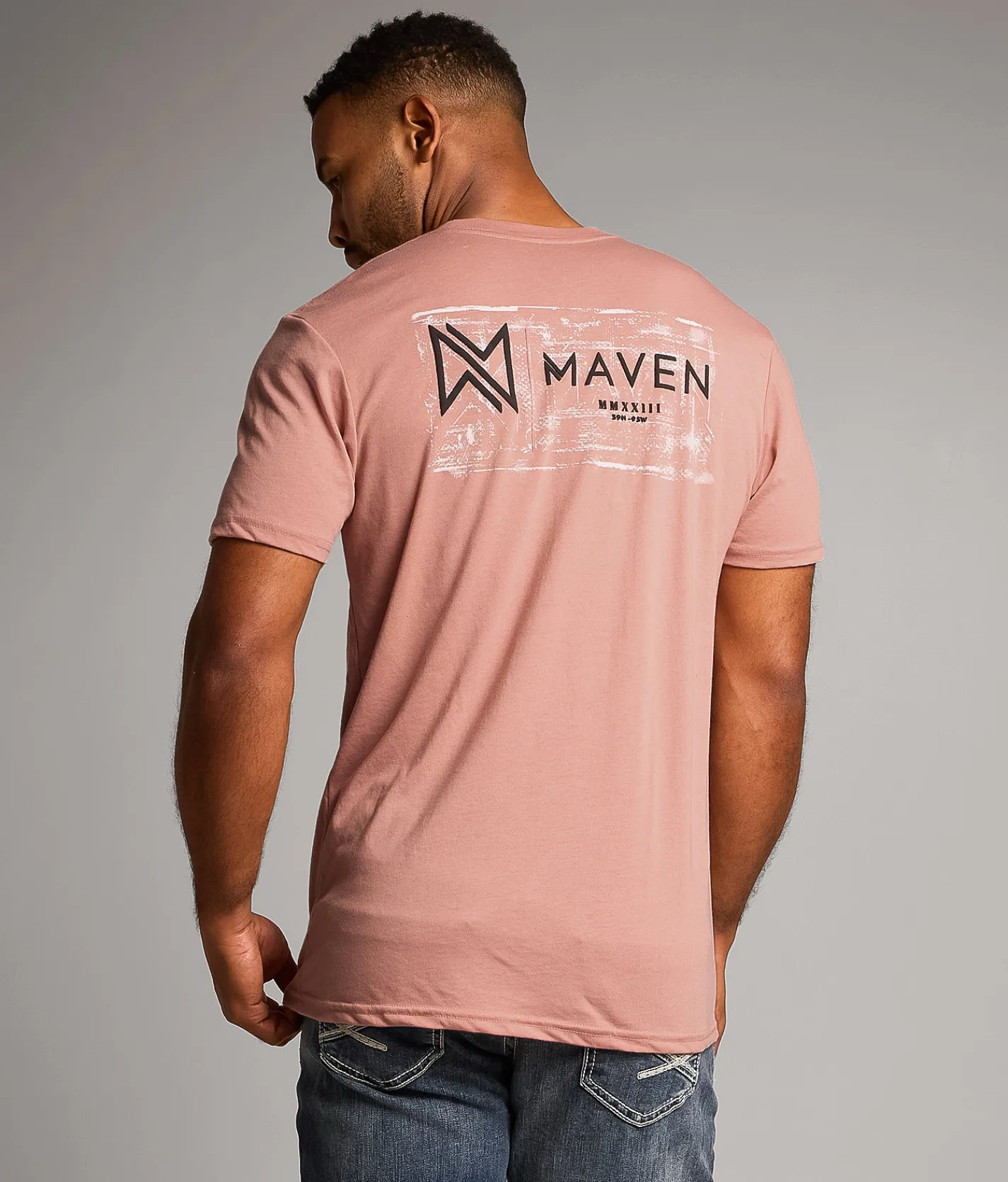 Maven Co-op Slide Plate II T-Shirt Apricot Heather Clearance