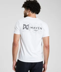 Graphic T-Shirts | Maven Co-op Slide Plate T-Shirt White