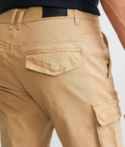 Bottoms | Smoke Rise® Slim Cargo Taper Stretch Pant Khaki