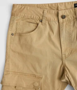 Smoke Rise® Slim Cargo Taper Stretch Pant Khaki Best