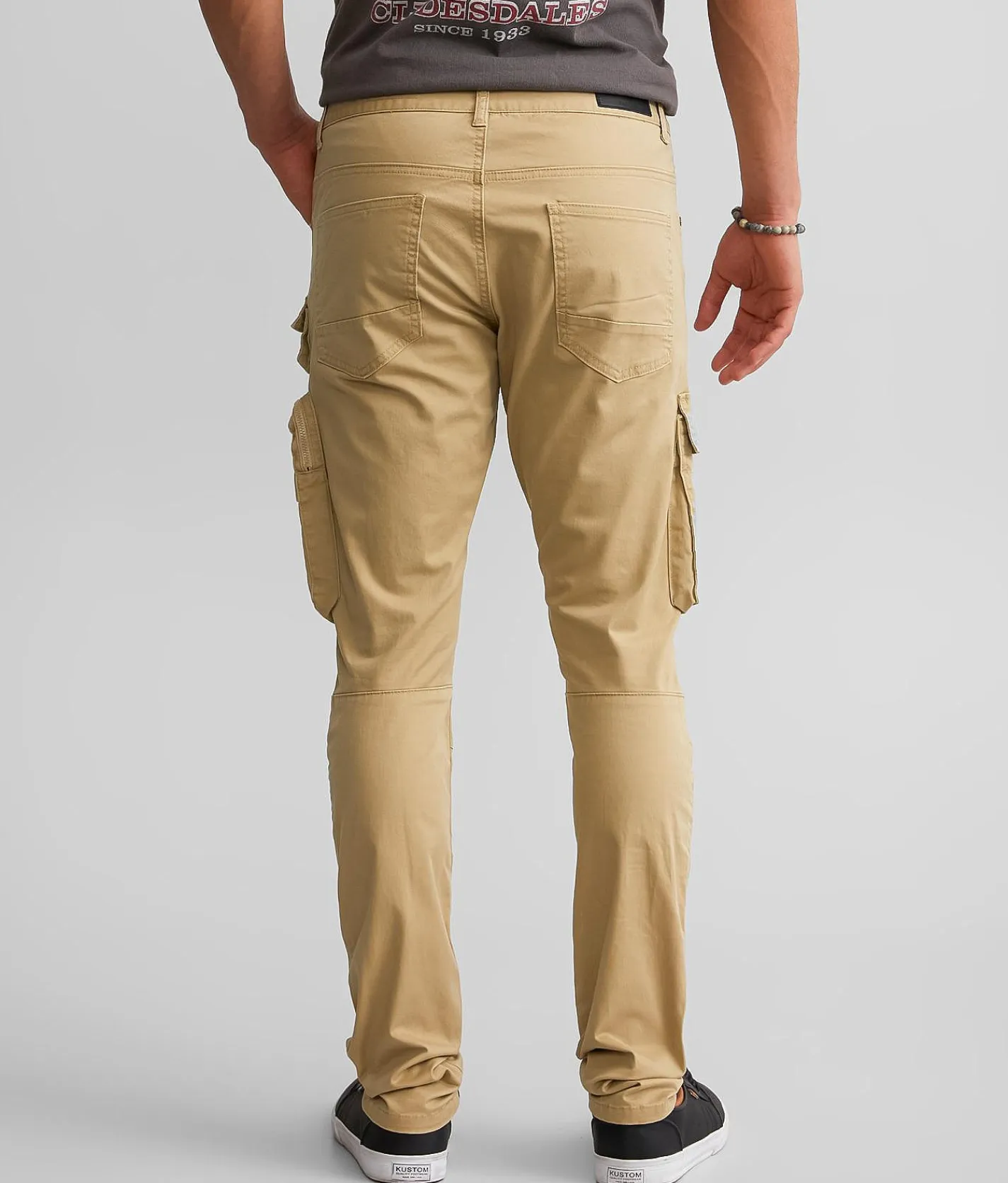 Smoke Rise® Slim Cargo Taper Stretch Pant Khaki Best