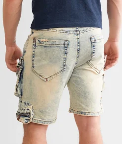 Bottoms|Shorts | rare element© Slim 8" Cargo Stretch Short Indigo