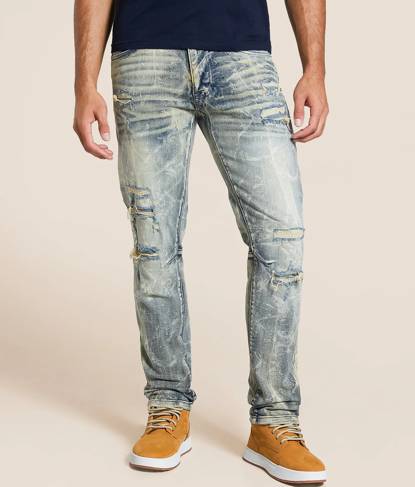 Smoke Rise® Slim Straight Stretch Jean Kelly Blue Online