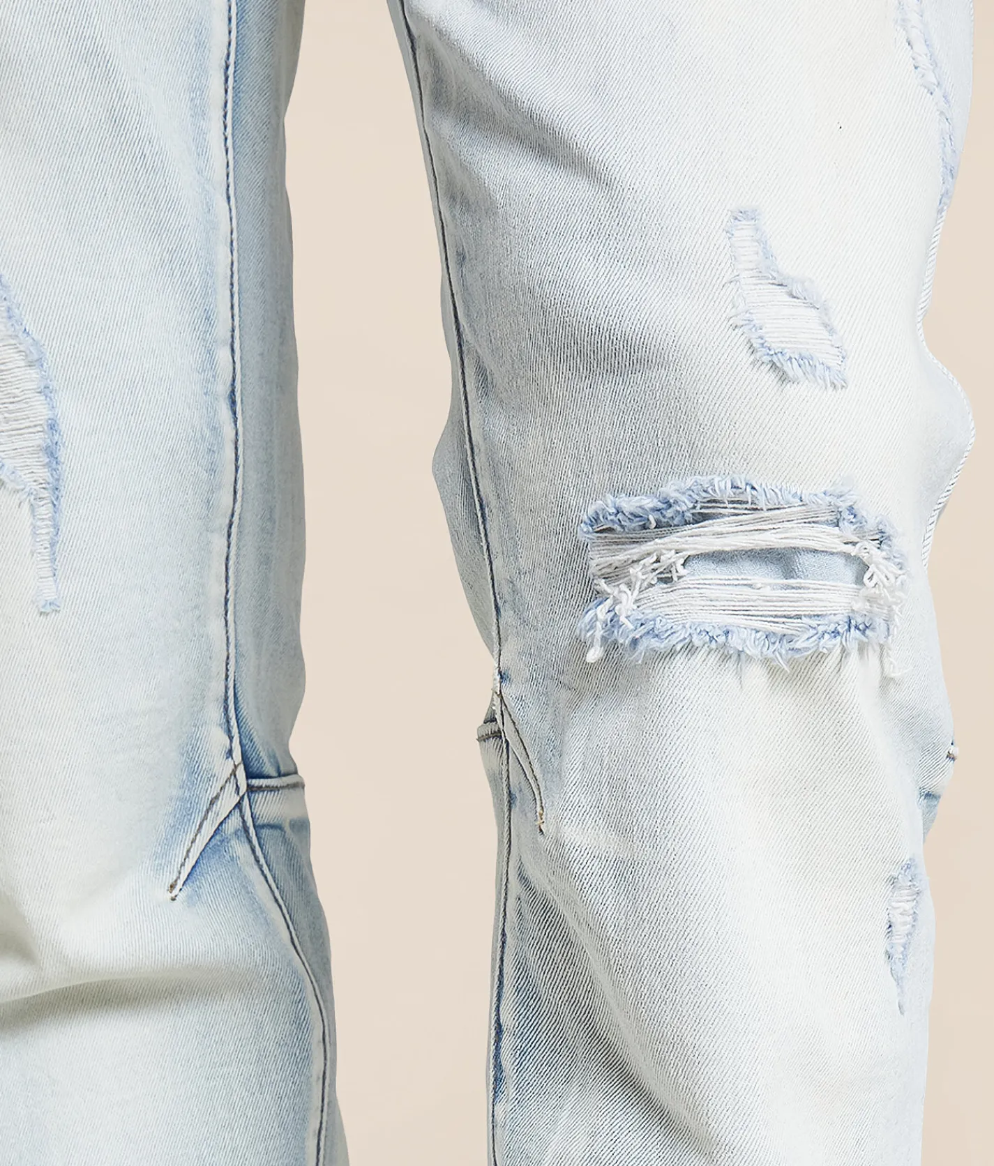 Smoke Rise® Slim Straight Stretch Jean Echo Blue New