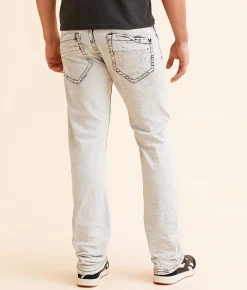 Bottoms|Jeans | Smuggler's Moon Slim Straight Stretch Jean Grey Acid Wash