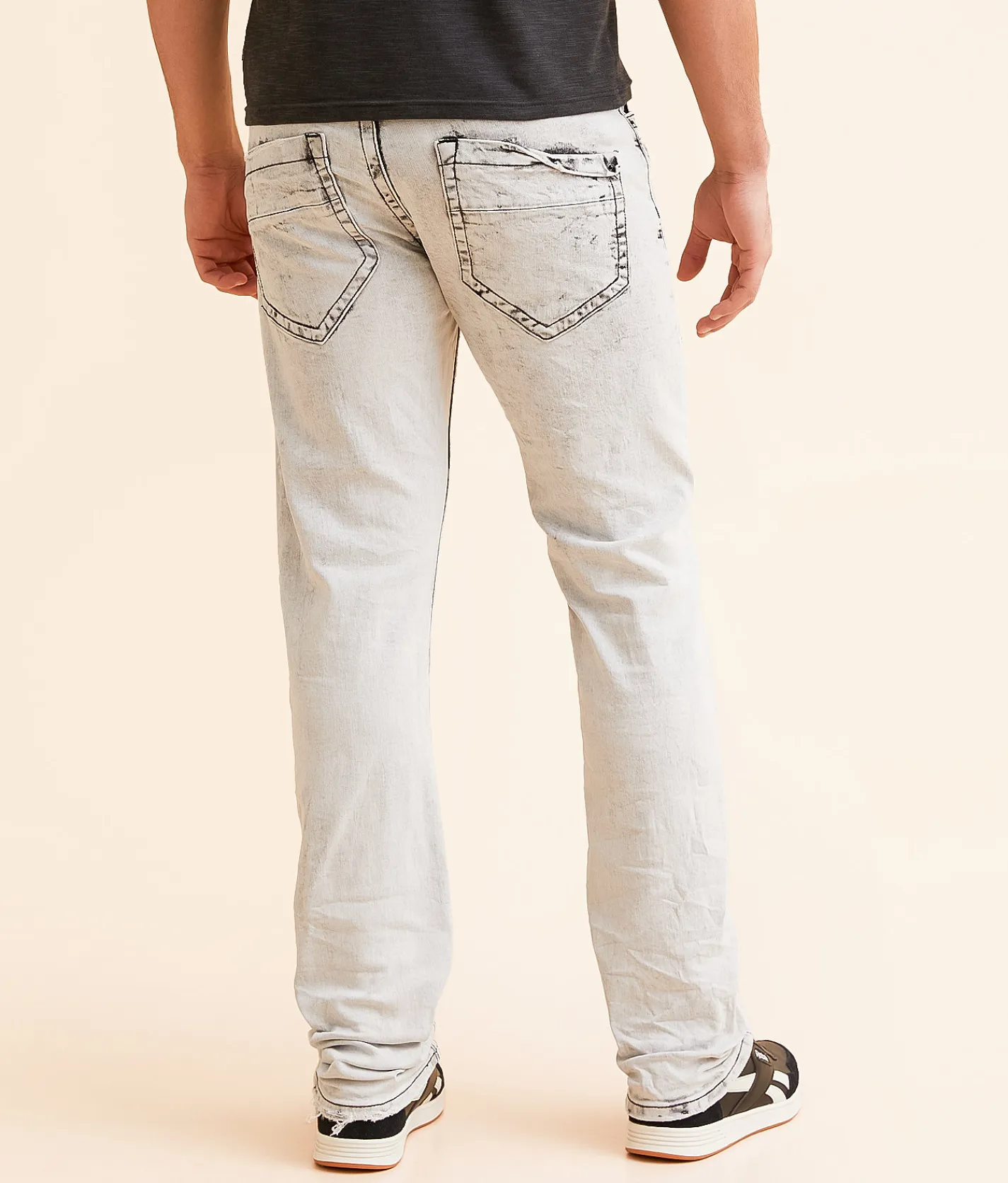 Bottoms|Jeans | Smuggler's Moon Slim Straight Stretch Jean Grey Acid Wash